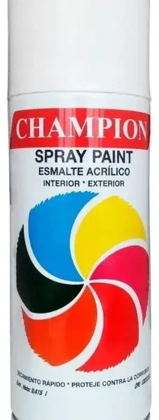 Pintura spray esmalte acrílico anticorrosivo Rojo Champion