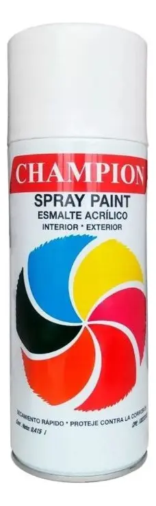 Pintura spray esmalte acrílico anticorrosivo Rojo Champion